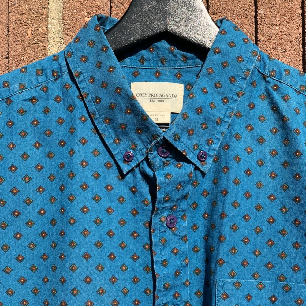 Obey Short Sleeve Button-Down